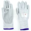 12 Pack Cut Glove X-Small 13ga Salt & Pepper Gray Palm Coating
