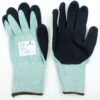 12 Pack Cut Gloves Large Green HDPE Liner Black Micro Foam Nitrile Palm Coating - Image 2