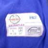 Dipped Glove Small 18g ExtraFlex Blue Nylon Liner Black MicroFoam Palm Coating - Image 2