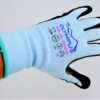 12 Pair 04-300MTN-XXL Armor Guys 13g Blue Yarn Black HCT MicroFoam Nitrile Palm - Image 2
