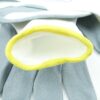 12 Pack of Dipped Glove Medium 13g White Nylon Liner Gray Nitrile Palm Coating - Image 3