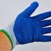 12 Pair 06-019-M Armor Guys Dipped Glove 10g Gray Cotton/Poly Crinkle Palm MED - Image 3