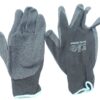 Armor Guys Dipped Glove XXL 13g Black Nylon Liner Black Latex Crinkle Palm Coat
