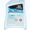 Genuine OEM 08798-9139 Honda 5W30 Ultimate Full Synthetic Motor Oil Quart Size