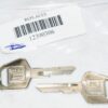 2 Genuine OEM 12390306 GM Logo Pontiac Buick Chevy Key Blanks Strattec 321622
