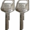 2 Genuine OEM 12390306 GM Logo Pontiac Buick Chevy Key Blanks Strattec 321622 - Image 2