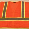 Reflective Vest ML Kishigo Class 3 Model 1243 Size L Orange Zip Front Pockets - Image 2