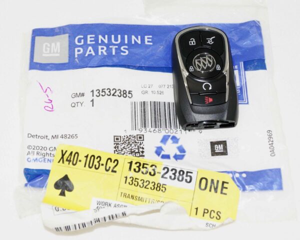 Genuine OEM 13532385 GM 16-20 Buick Envision Keyless Entry Smart Transmitter Fob