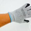 General Purpose Glove Poly Cotton Knit Black Latex Wrinkle Palm Size 7 Small