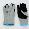 General Purpose Glove Poly Cotton Knit Black Latex Wrinkle Palm Size 7 Small - Image 3
