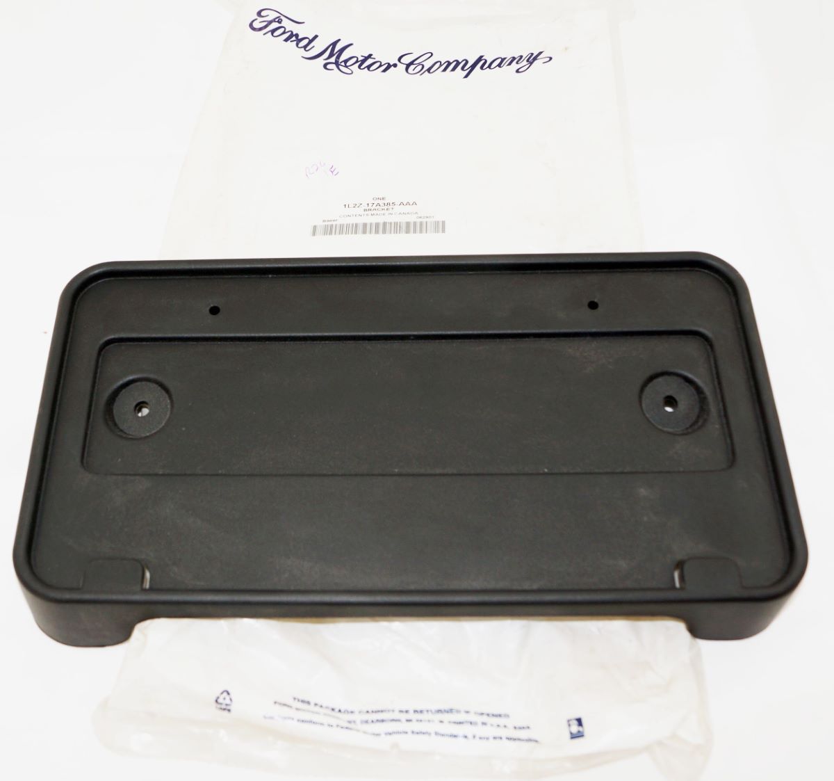 thumbnail image 2 of Genuine Mitsubishi OEM Front License Plate Bracket Holder For Eclipse 2000-2002 – Part #MR478084, Made In USA 2 of 6