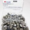 100 Pack TPMS Valve Cap Grey Plastic Sealing Cover Schrader 20395