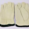 One Pair MCR Safety Grain Cowhide Gloves for Work and Driver Size Medium