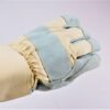 12 Pair Liberty Leather Glove Dbl Palm Fingers Side Split Lthr Mens 2.75 Cuff