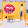 Pack of 4 Genuine NGK 3922 Nickel Spark Plugs BR6HS