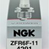 Set of 4 Genuine NGK 4291 Spark Plugs V-power ZFR6F11 - Image 6