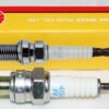 Set of 2 Genuine NGK 4549 Nickel Spark Plug CR7HSA Threaded Tip - Image 2