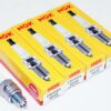 Set of 4 Genuine NGK 4549 Nickel Spark Plug CR7HSA Threaded Tip