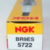 Set of 4 Genuine NGK 5722 BR9ES Nickel Spark Plug with Removable Terminal Nut - Image 7