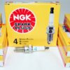 Set of 10 Genuine NGK 6263 Nickel Spark Plugs CR9E Threaded Tip