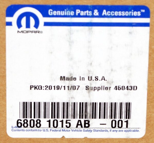 Genuine OEM 68081015AB Mopar RAM Chrome Rear Dually Center Cap Wheel Cover - Image 5