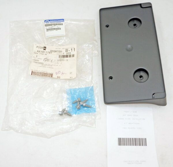 Genuine OEM License Plate Bracket Mopar 68247750-AA