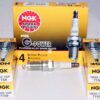 Pack of 4 Genuine NGK 7159 G-Power Spark Plugs TR551GP