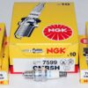 Set of 6 Genuine NGK 7599 CMR5H Nickel Spark Plugs
