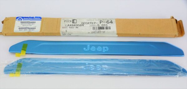 Genuine OEM 82214662-AB Mopar Jeep Compass Stainless Steel Door Sill Guards - Image 2