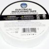 White Electrical Insulating Tape 3/4" x 60' UL CSA 85828 IPG American Tape