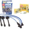 NGK 8916 Wire Set & 4 Platinum 7092 Spark Plugs Kit for 97-01 Toyota Camry 2.2L