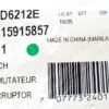 Genuine OEM ACDelco D6212E Dimmer Turn Signal Switch GM 15915857 - Image 2