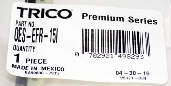 Pack of 5 TRICO Exact Fit 15 Inch Wiper Blade 15-I - Image 2