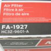 Powerstroke Diesel Air Filter Genuine OEM Motorcraft FA1927 Ford 3 Pack & Gloves - Image 3