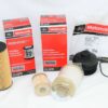 Genuine Motorcraft FD4616 EC781 FL2016 Fuel and Oil Filter with Cap Kit