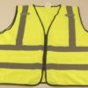 Glove Connection Vest Safety Hi Vis Lime Size 5XLarge ANSI Class 2 Level 2