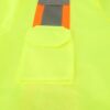 GC-CL3HVMBL-L Glove Connection Hi Vis Vest Sz XL Class 3 Lime Mesh Back - Image 3