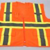 Glove Connection Vest Safety Hi Vis Orange Mesh Size 3XL Class 2 Type R