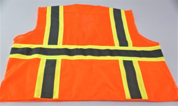 Glove Connection Vest Safety Hi Vis Orange Mesh Size 3XL Class 2 Type R - Image 2