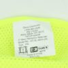 Glove Connection Vest Safety Hi Vis Lime Vest Size 2XL Class 2 Type R - Image 2