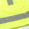Glove Connection Vest Safety Hi Vis Lime Vest Size 2XL Class 2 Type R - Image 5