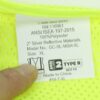 Glove Connection Vest Safety Hi Vis Lime Vest Size X-Large Class 2 Type R - Image 2