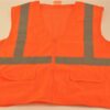 Glove Connection Mesh Vest Safety Hi Vis Orange Size 3X-Large ANSI/ISEA 107-2004
