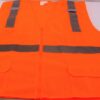 Genuine Glove Connection Mesh Vest Safety Hi Vis Orange Size 4X-Large