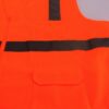 Genuine Glove Connection Mesh Vest Safety Hi Vis Orange Size 4X-Large - Image 4
