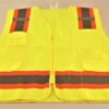 Glove Connection Vest Safety Hi Vis Lime Size 3XLarge ANSI Class 2 Type R