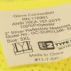 Glove Connection Vest Safety Hi Vis Lime Mesh Size 5XLarge Class 2 Type R - Image 3