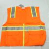 Glove Connection Vest Safety Hi Vis Orange Size Medium Class 2 Type R - Image 2