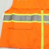 Glove Connection Vest Safety Hi Vis Orange Size Medium Class 2 Type R - Image 6