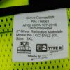 Genuine GC-SVL2-3XLGlove Connection Hi Visibility Lime Mesh Safety Vest - Image 3